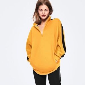 Victoria Secret Pink Campus Half Zip Tunic